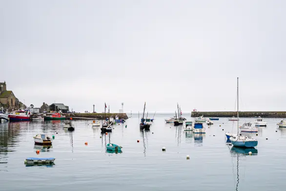 Bateaux de pêche à Barfleur