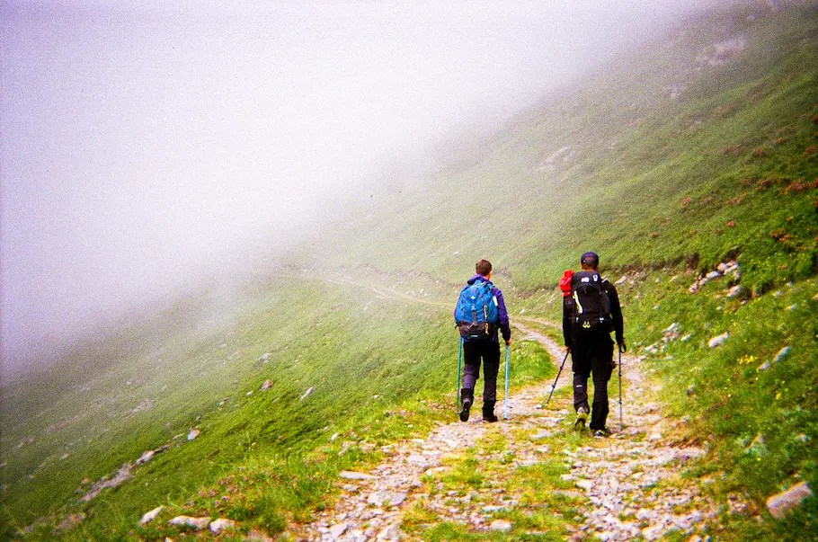 Randonée dans la brume