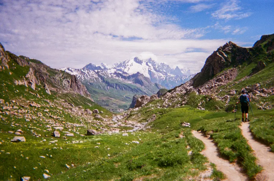 Descente en direction des Chapieux