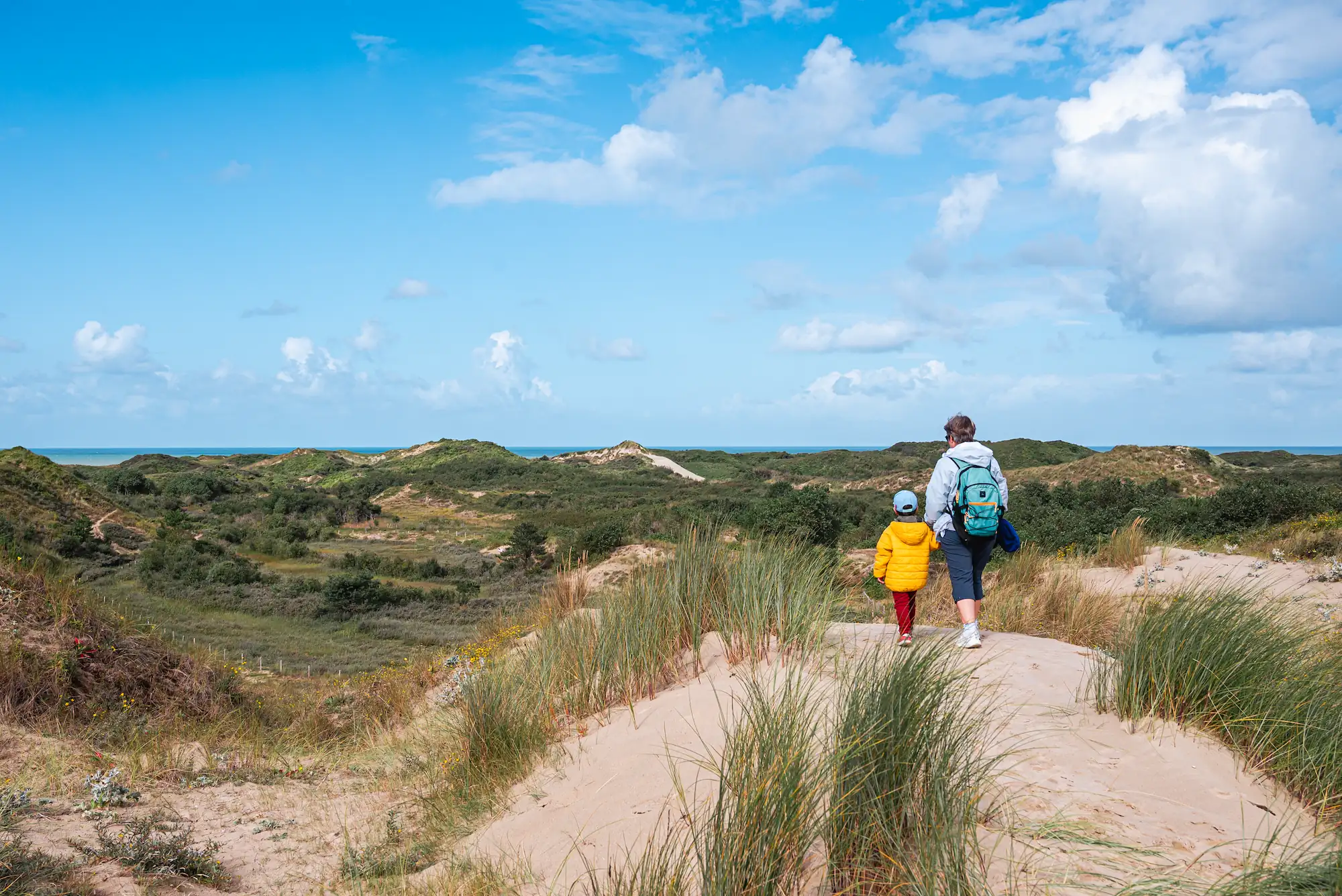 Vue sur la Baie de Somme au lever du soleil