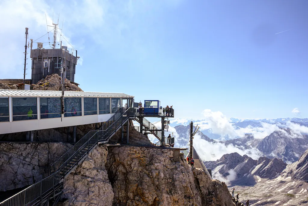 Le sommet du Zugspitze