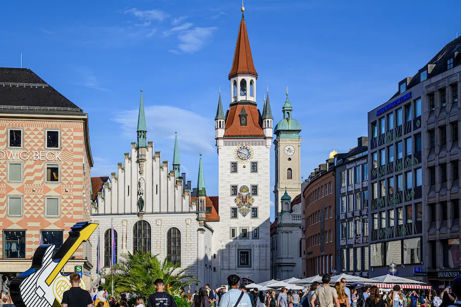 Muchen Marienplatz et centre historique