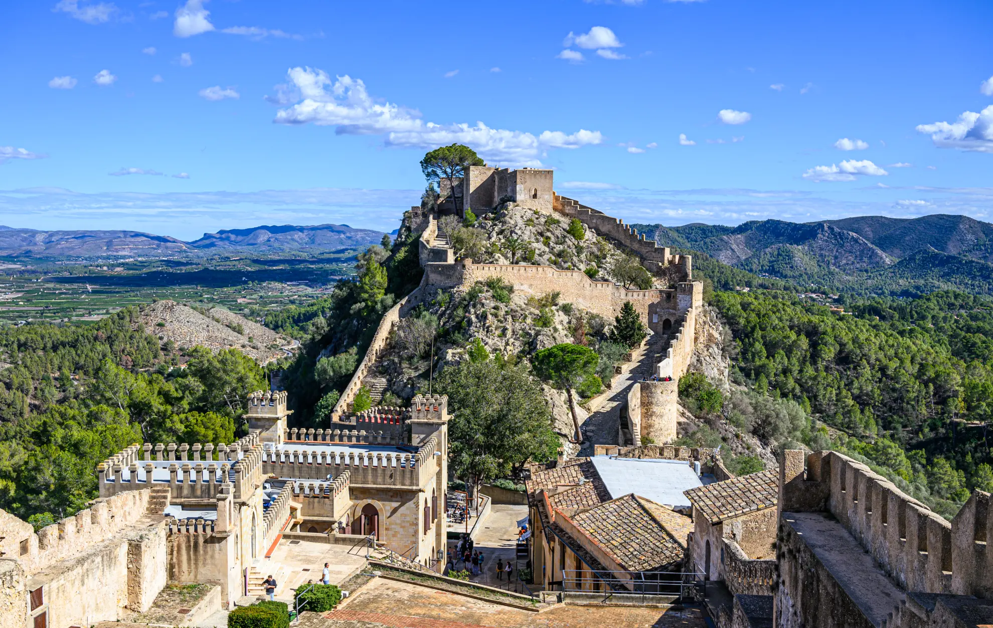 Château de Xàtiva près de Valence