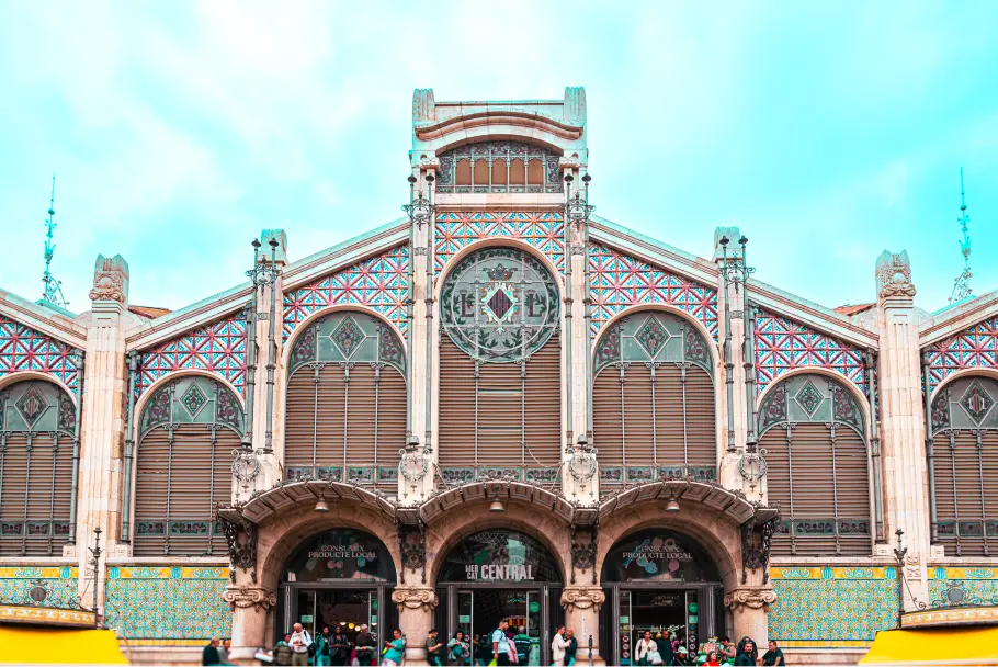 Le marché alimentaire de Valence