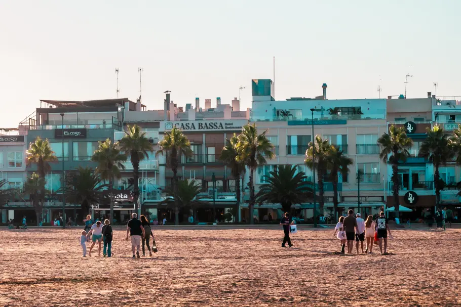 Valence, la plage Malva-rosa